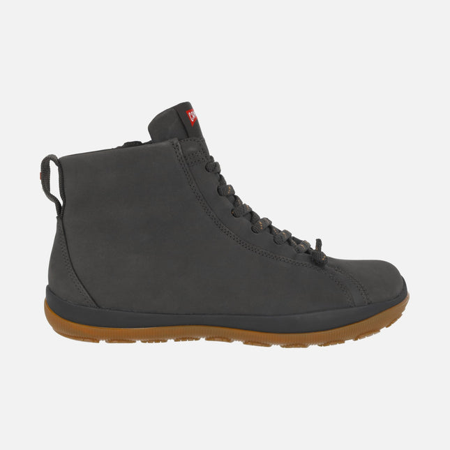 Grey PEU PISTA ankle boots for men with GORETEX membrane and MICHELIN outsole