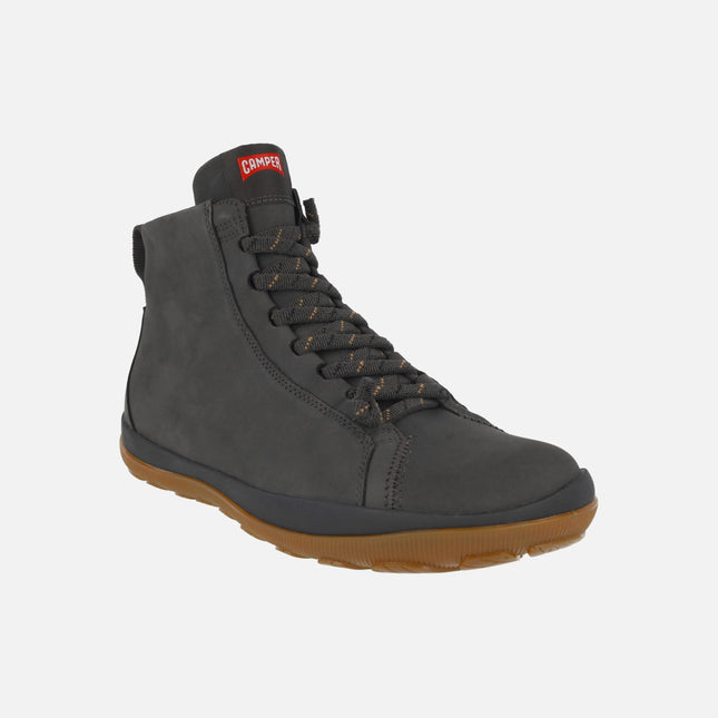 Grey PEU PISTA ankle boots for men with GORETEX membrane and MICHELIN outsole