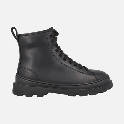 Botines de piel con cordones para mujer BRUTUS+