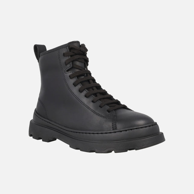 BRUTUS+ women's lace-up leather ankle boots