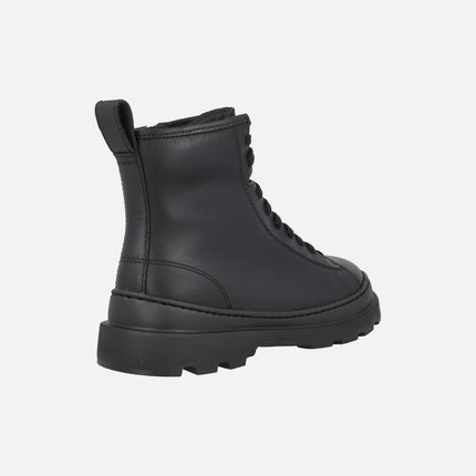 Botines de piel con cordones para mujer BRUTUS+