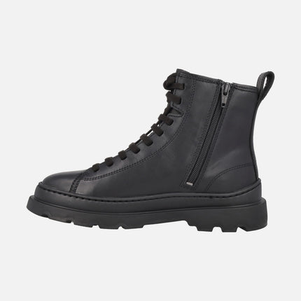Botines de piel con cordones para mujer BRUTUS+