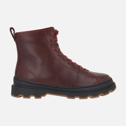 Botines de piel con cordones para mujer BRUTUS+