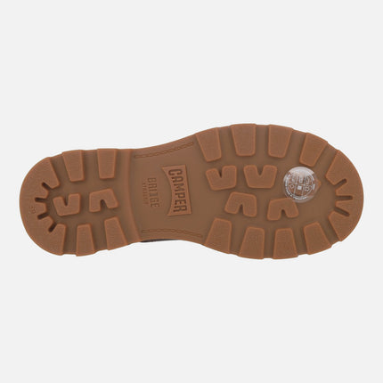 Botines de piel con cordones para mujer BRUTUS+