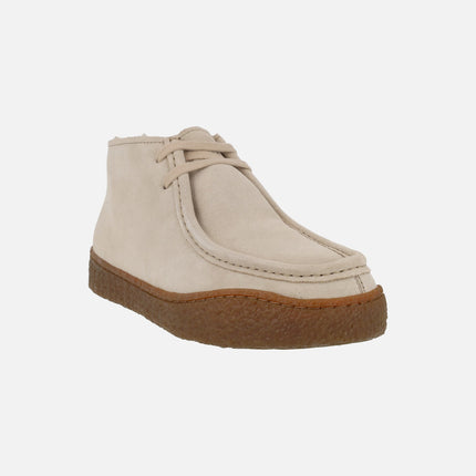 Botines de ante con cordones para mujer PEU TERRENO