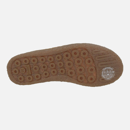 Botines de ante con cordones para mujer PEU TERRENO