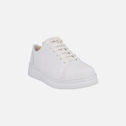 Deportivas blancas de piel con suela EXTRALIGHT RUNNER UP