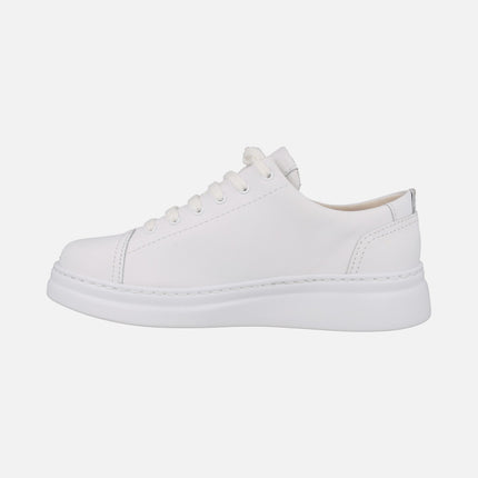 Deportivas blancas de piel con suela EXTRALIGHT RUNNER UP