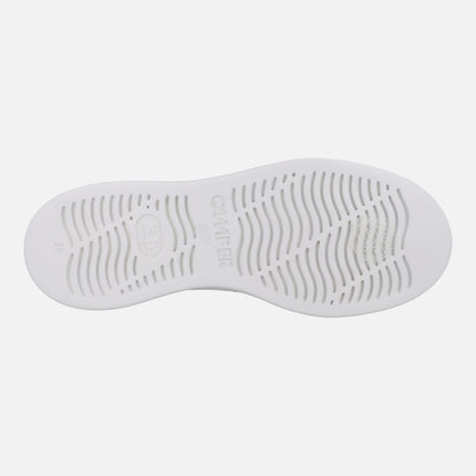 Deportivas blancas de piel con suela EXTRALIGHT RUNNER UP