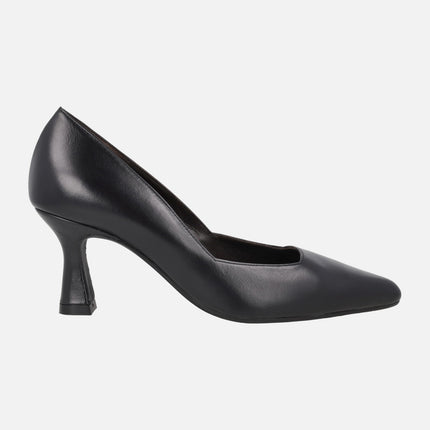 GENIUS leather heeled pumps