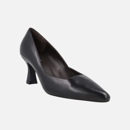 GENIUS leather heeled pumps