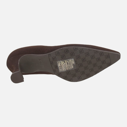 GENIUS leather heeled pumps