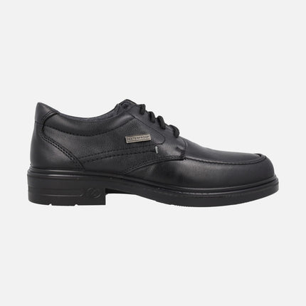 Classic black men's shoes with Waterproof membrane