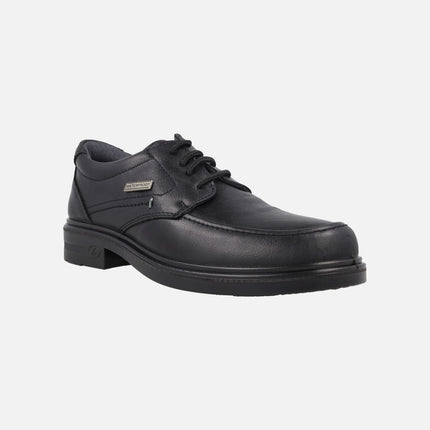 Classic black men's shoes with Waterproof membrane