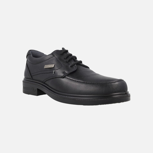 Zapatos negros clásicos para hombre con membrana Waterproof