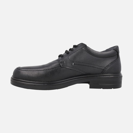 Classic black men's shoes with Waterproof membrane