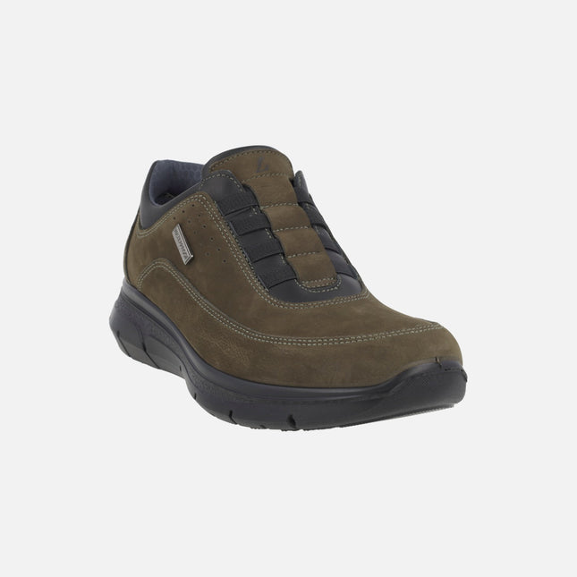Zapatos deportivos Waterproof para hombre en piel nobuck