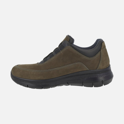 Zapatos deportivos Waterproof para hombre en piel nobuck
