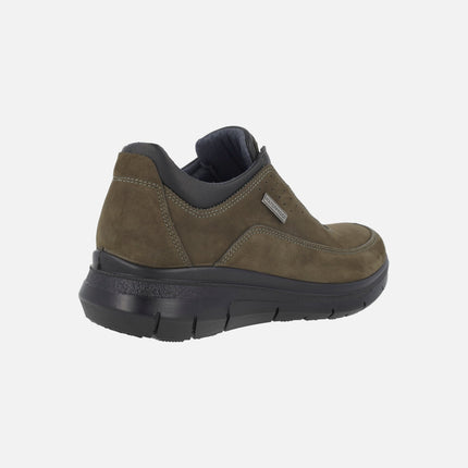 Zapatos deportivos Waterproof para hombre en piel nobuck