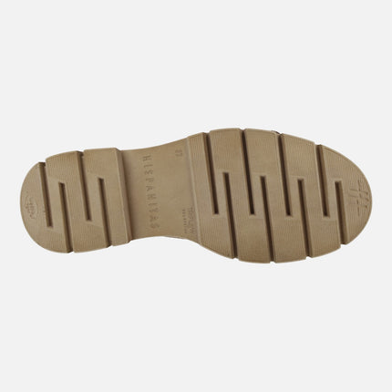 Zapatos náuticos de suela gruesa con adorno de moneda