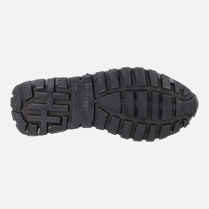 Combined Oregon sneakers in Black / Lead