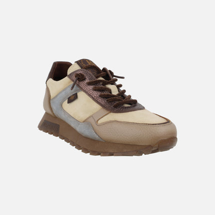 Deportivas combinadas Oregon Beige / Gris