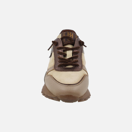 Deportivas combinadas Oregon Beige / Gris