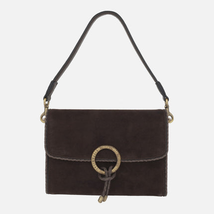 Bolsos Hispanitas con tapa y adorno metálico