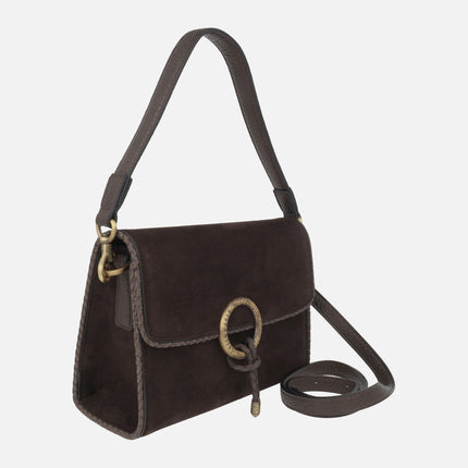 Bolsos Hispanitas con tapa y adorno metálico