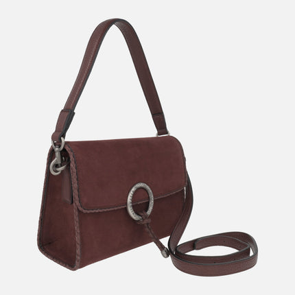 Bolsos Hispanitas con tapa y adorno metálico