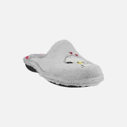 Zapatillas de casa descalzas para mujer Snoopy