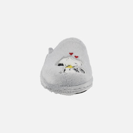 Zapatillas de casa descalzas para mujer Snoopy
