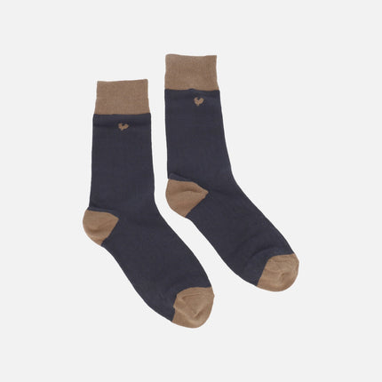 Calcetines canalé WALK IN PITAS para hombre con logo de gallina
