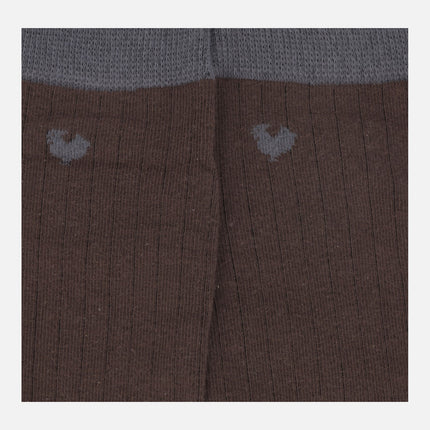 Calcetines canalé WALK IN PITAS para hombre con logo de gallina