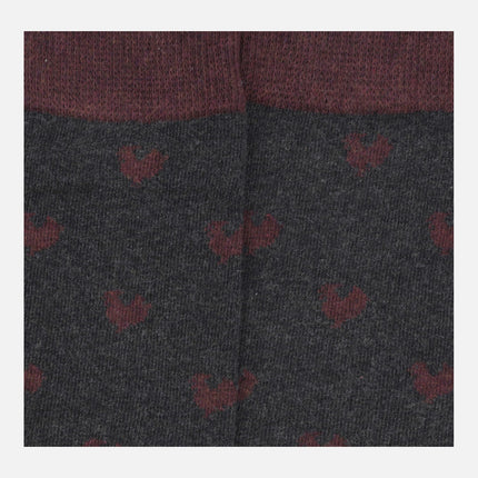 Calcetines para hombre con estampado de gallinas Walk in pitas talla 41-46