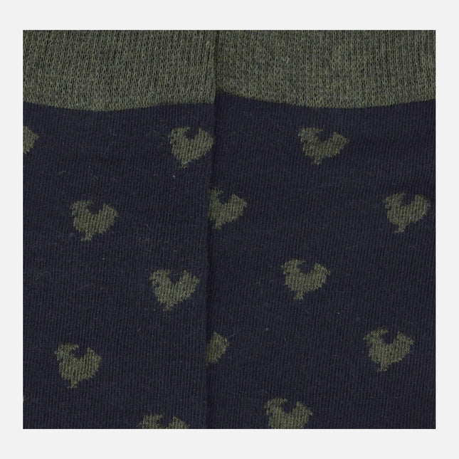 Calcetines para hombre con estampado de gallinas Walk in pitas talla 41-46