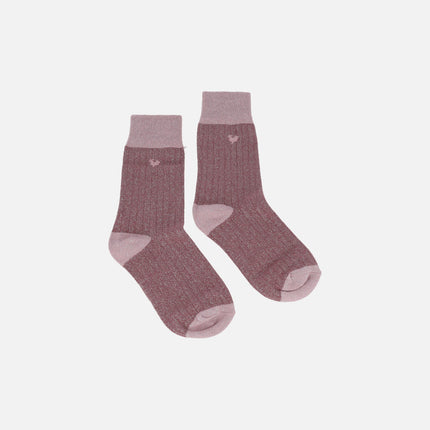 Women's socks in metallic fabric, one size 36-41