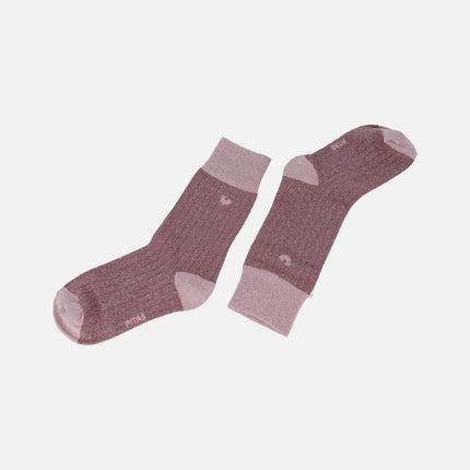 Women's socks in metallic fabric, one size 36-41