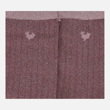 Women's socks in metallic fabric, one size 36-41