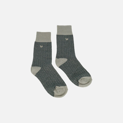Women's socks in metallic fabric, one size 36-41