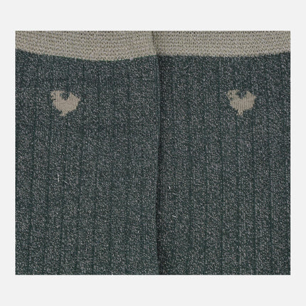 Women's socks in metallic fabric, one size 36-41
