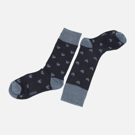 Calcetines para hombre con estampado de gallinas Walk in pitas talla 41-46