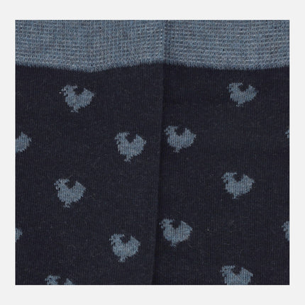 Calcetines para hombre con estampado de gallinas Walk in pitas talla 41-46