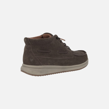 Botas Timor suede para hombre en serraje hidrofugado marrón