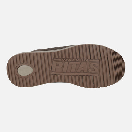 Botas Timor suede para hombre en serraje hidrofugado marrón