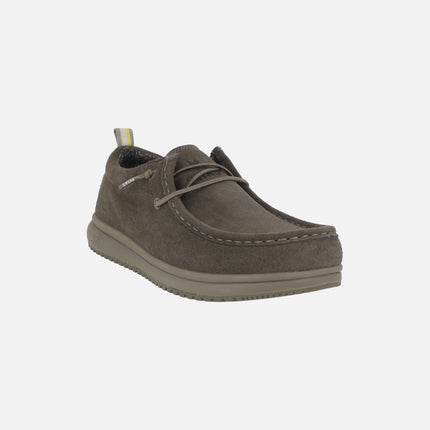 Zapatos wallabi para hombre TEXAS en color tortola