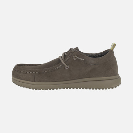 Zapatos wallabi para hombre TEXAS en color tortola