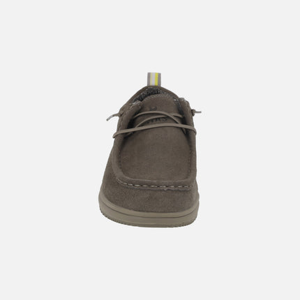 Zapatos wallabi para hombre TEXAS en color tortola