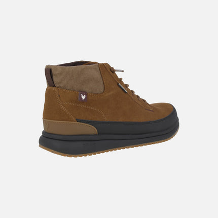Botas para hombre Kobe en serraje camel con PITASTEX