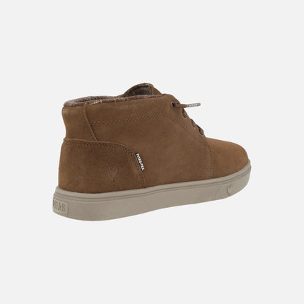 Naxos suede ankle boots for men with PITASTEX membrane